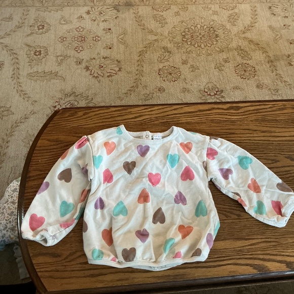 Carter’s Little Heart Cardigan 2 piece set in Ivory/Pink Combo Sz 24 months EUC - Picture 9 of 15